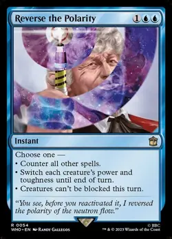 Reverse the Polarity Universes Beyond: Doctor Who MTG Magic The Gathering - Image 1