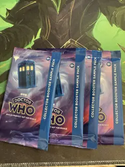 MTG Doctor Who Collector Booster Sample Pack Dr WHO Magic The Gathering - Image 1