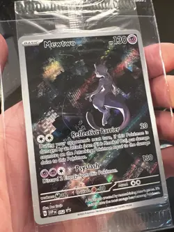 Pokemon TCG 151 UPC Promo Set Mew 053, Mewtwo 053 SEALED - Image 5