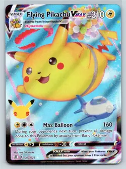 Flying Pikachu VMAX 007/025 Full Art NM+ - Pokemon Celebrations (0624) - Image 1