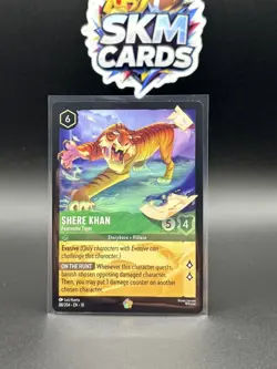 Disney Lorcana - SHERE KHAN Fearsome Tiger - 88/204 Legendary Normal - Image 1