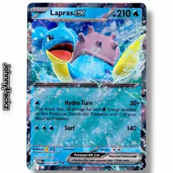 Lapras ex 022/088 - 2026 Perfect Order Double Rare Holo Pokemon Card NM - Image 1