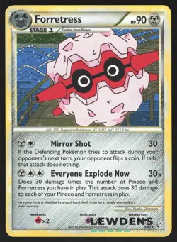 Forretress - 3/90 - Cosmos Holo Rare - Undaunted - Pokemon Card - Image 1