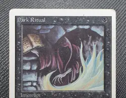 MTG Dark Ritual- DAMAGED -Unlimited Magic the Gathering Card #099 - Image 3