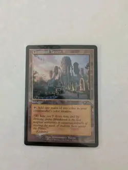 1x NM FOIL RETRO Command Tower MTG Media Promo WPN SV - Image 1