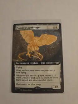Soaring Lightbringer - Duskmourn: House Of Horror Extended Art Regular MTG-NM - Image 1
