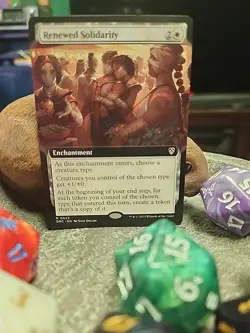 MTG Renewed Solidarity - Extended Art - Aetherdrift Commander #0023 - Image 1