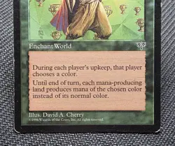 MTG Hall of Gemstone- DAMAGED -Mirage Magic the Gathering Card #221 - Image 4