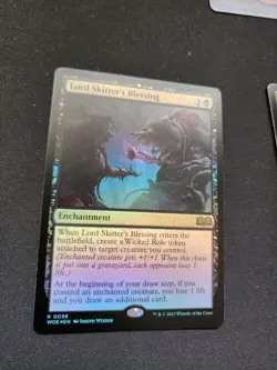 x1 Lord Skitter's Blessing WOE MTG 98 FOIL RARE M/NM 1x - Image 2