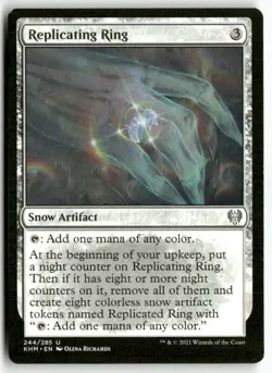 Replicating Ring 244 Uncommon Kaldheim Magic: The Gathering Lightly Played - Image 1