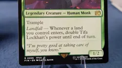 MTG Tifa Lockhart NM - FINAL FANTASY (FIN) 206 R 🔮 D - Image 3