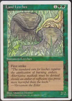 MTG - Land Leeches - ALTERNATE 4th Edition Magic - Image 1