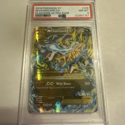 Pokemon M Charizard EX XY Flashfire Ultra Rare #108 PSA 8 - Image 1