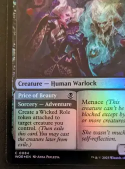 Conceited Witch 0084 WOE Foil Common Wilds Of Eldraine Magic: The Gathering - Image 4