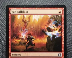 MTG Vandalblast- WRITTEN ON -Return to Ravnica Magic the Gathering Card #111 - Image 3