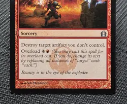 MTG Vandalblast- WRITTEN ON -Return to Ravnica Magic the Gathering Card #111 - Image 4