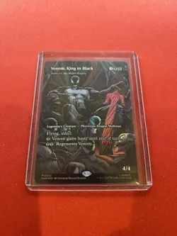 MTG Spider-man Venom, King in Black M 0022 Foil Full Art Magic The Gathering - Image 3