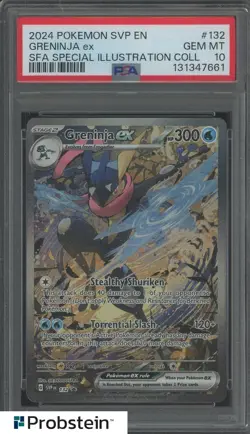 2024 Pokemon SVP EN SFA Special Illustration Coll,#132 Greninja ex PSA 10 GEM MT - Image 1
