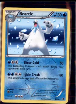Pokemon Emerging Powers 30/98 Beartic Rare Non Holo - Image 1
