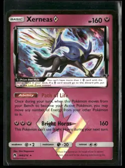 Xerneas Prism Star 144/214 Holo - Pokemon TCG SM - Lost Thunder - Image 1
