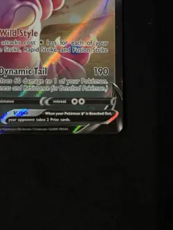 Pokemon Drapion V Swsh11: Lost Origin Ultra Rare Full Art Holo 118/196 TCG Card - Image 3