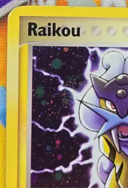 🔥Pokemon Card Raikou 3/17 Pop Series 2 Holo Rare vintage, LP Collectable🔥📈 - Image 2