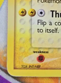 🔥Pokemon Card Raikou 3/17 Pop Series 2 Holo Rare vintage, LP Collectable🔥📈 - Image 3