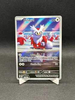 Pokemon TCG - Delibird Illustration Rare ME01: Mega Evolution 152/132 NM - Image 1