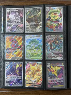 Pokemon Binder Collection Lot SIR FA V EX VSTAR Gengar Charizard Pikachu - Image 3