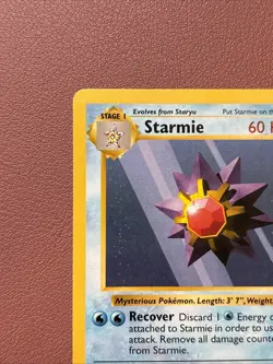 Pokemon TCG Starmie Base Set, Shadowless Common Card 64/102 NM Condition - Image 4