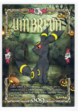 Umbreon #009 - 2025 Peru Pokemon Halloween Trick or Treat Cracked Ice Holo NM - Image 1