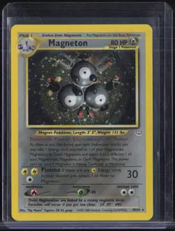 2000 Pokemon Neo Revelation #10 Magneton - Image 1