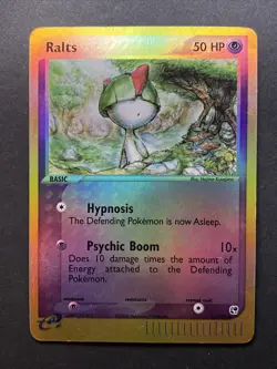 Ralts Reverse Holo EX Sandstorm Pokemon Card 74/100 Rare! - Image 1