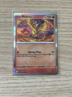 Pokemon TCG Moltres 014/094 Holo Rare Me02 Phantasmal Flames English - Image 1