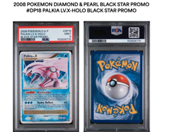 2008 POKEMON DIAMOND & PEARL BLACK STAR PROMO #DP18 PALKIA LV.X-HOLO BLACK STAR - Image 3