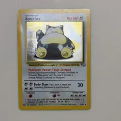 Pokemon Snorlax Jungle Holo Rare 11/64 90 HP Basic Card 1999 The Pokemon Company - Image 1