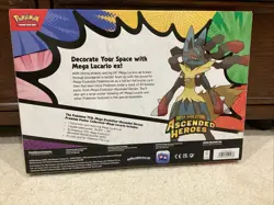 Pokemon TCG Mega Lucario Premium Poster Collection Ascended Heroes PRESALE 3/26 - Image 2