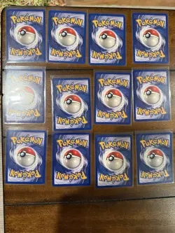 Pokemon Base Set Shadowless 12 Card Lot (LP/MP) Gastly Starmie Polirwirl - Image 2