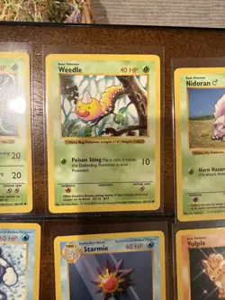 Pokemon Base Set Shadowless 12 Card Lot (LP/MP) Gastly Starmie Polirwirl - Image 4