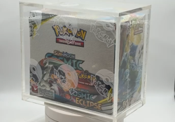 Pokemon TCG Sun & Moon Cosmic Eclipse Booster Box w/Acrylic Case #1 - Image 2