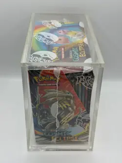 Pokemon TCG Sun & Moon Cosmic Eclipse Booster Box w/Acrylic Case #1 - Image 5