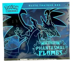 Pokemon Mega Evolution Phantasmal Flames Elite Trainer Box #UUB - Image 1