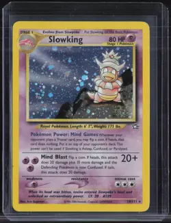 2000 Pokemon Neo Genesis #14 Slowking - Image 1