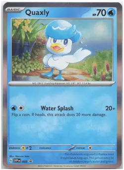 Quaxly - 003 SVP SV: Scarlet & Violet Promo Cards NM - Pokemon TCG - Image 1