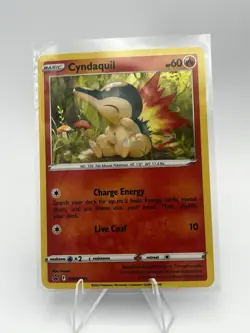 Pokemon Sword & Shield TCG: Cyndaquil SWSH221 Black Star Promo - Near Mint - Image 1