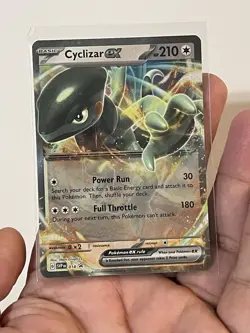 Pokemon Card SVP 018 Promo Cyclizar EX NM Black Star Promo - Image 1