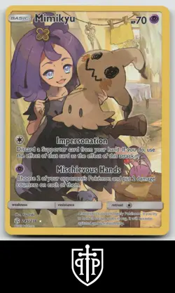Pokemon - Mimikyu 245/236 Cosmic Eclipse - Holo Secret Rare - NM - Image 1