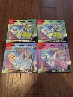 Pokemon Prismatic Evolutions Tech Sticker Collection Lot 4 Sealed 🔥 - Image 1