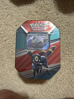 Pokemon TCG: V Heroes Tin - Umbreon V FACTORY SEALED - 4 Booster Packs - Image 1