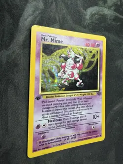 Pokemon TCG 1st Edition Mr. Mime Holo 6/64 Jungle Set Holo Rare 🔥🔥 - Image 4